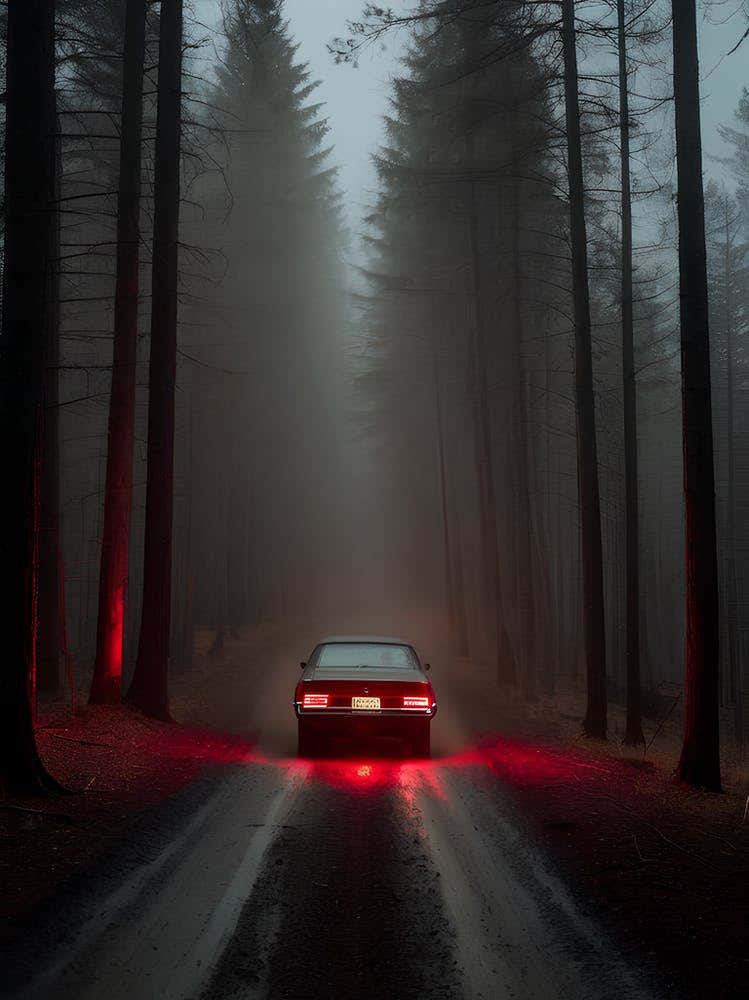 Car In The Fog