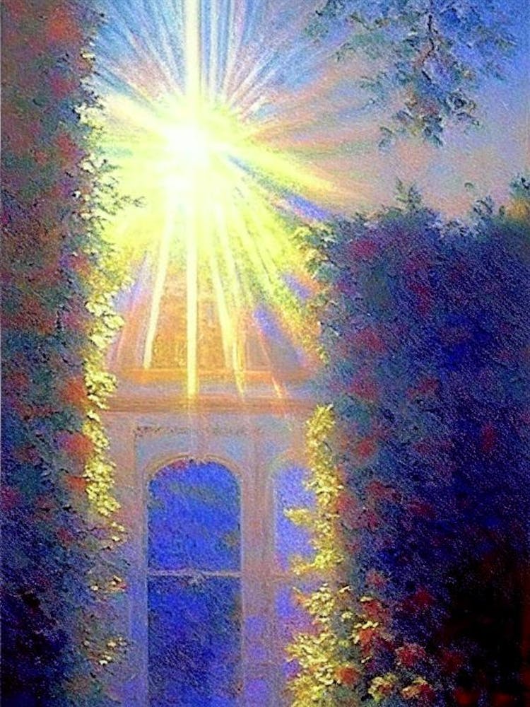 Villa Medici, Italy Classic Monet Style Painting