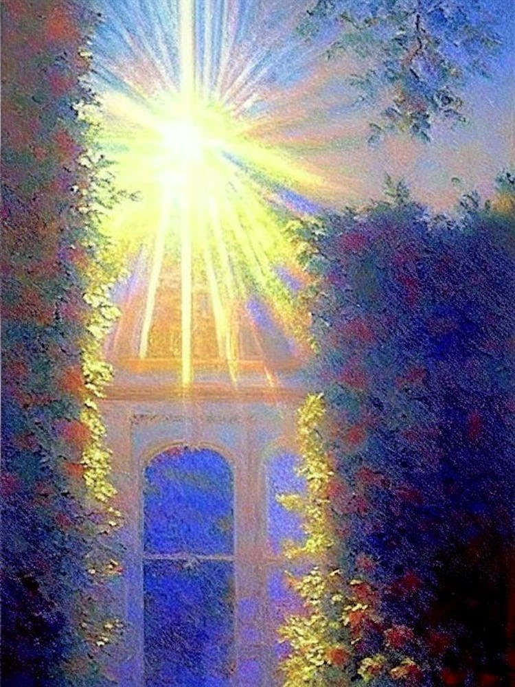 Villa Medici, Italy Classic Monet Style Painting