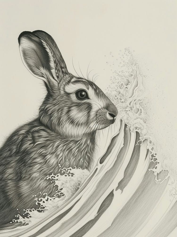 Tans Rabbit Drawing 2