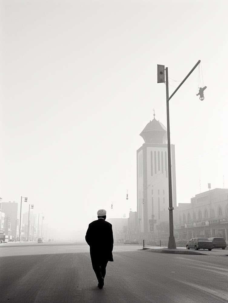 Riyadh, Saudi Arabia, Black And White Old Photo 3