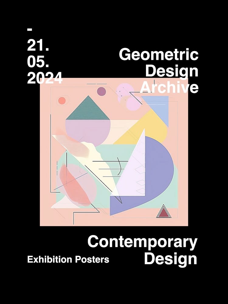 Geometric Design Archive Poster 08