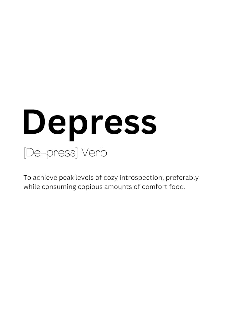 Depress Definition Meaning