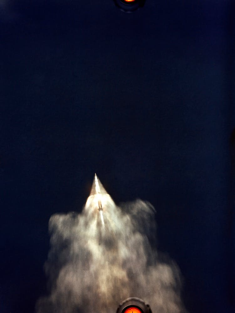 Early Moments Of The Apollo 11 Launch