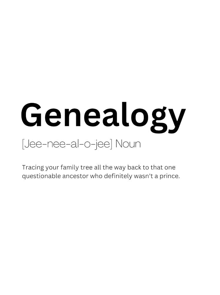 Genealogy Definition Meaning