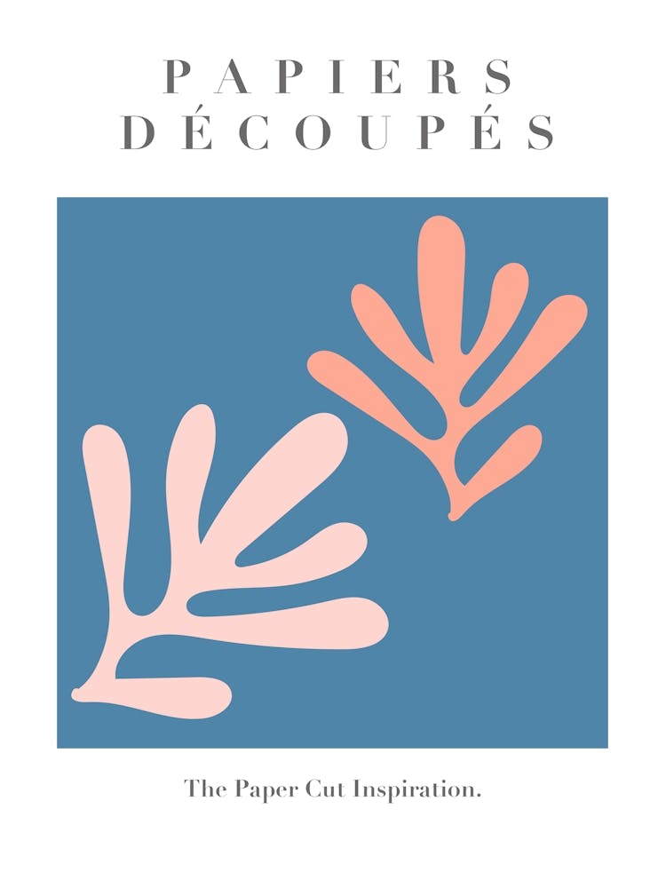 Papiers Decoupes   Blue Pink   Musem Of Modern Art