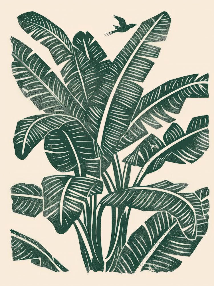 Banana Leaf Print