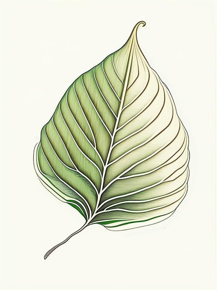 Hosta Leaf Warm Tones 5