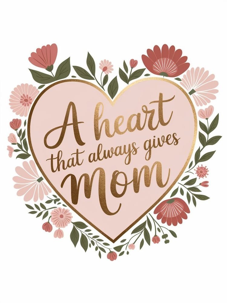 Heart That Always Gives Mom
