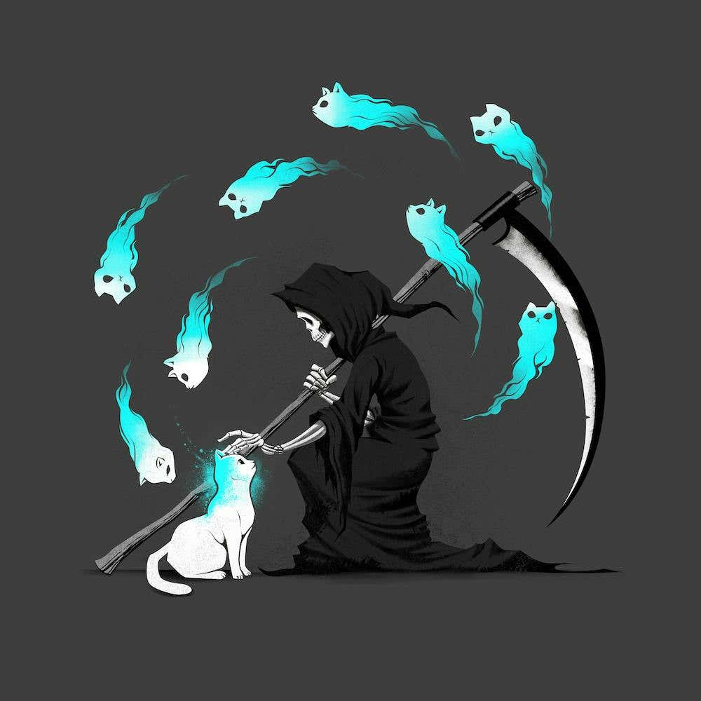 Recharging Death Cat 9 Lives Square