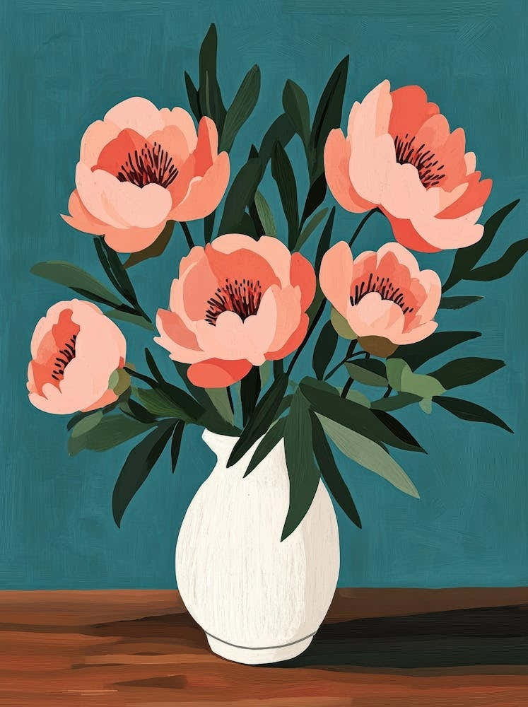 Peonies In A Vase 5