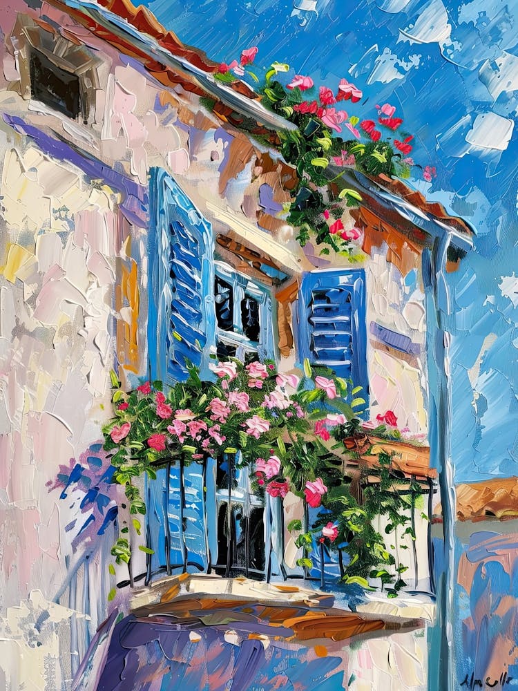 Balcony Painting In Sibenik 3