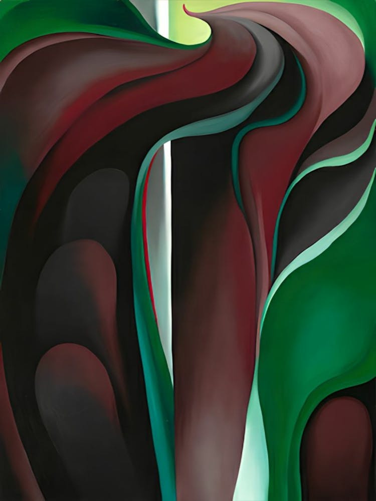Georgia O'Keeffe - Jack-in-the-Pulpit No. IV, 1930