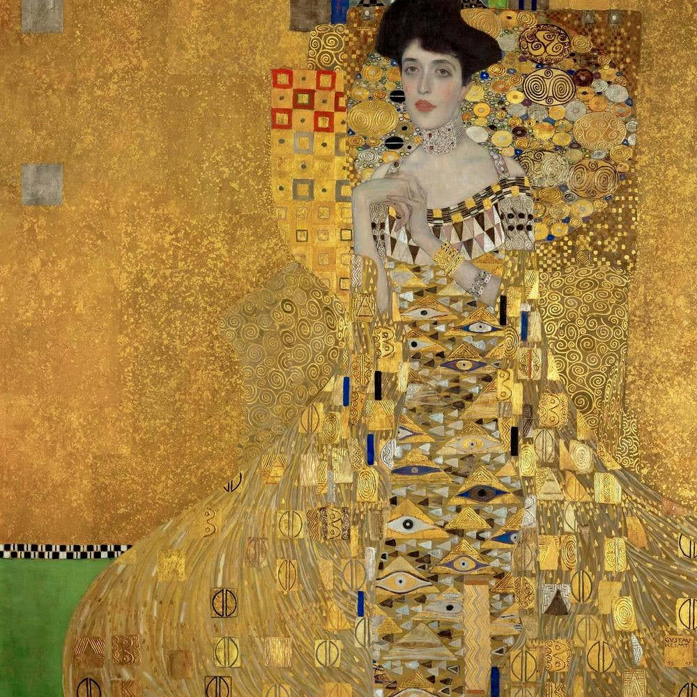 Portrait Of Adele Bloch Bauer I, Gustav Klimt