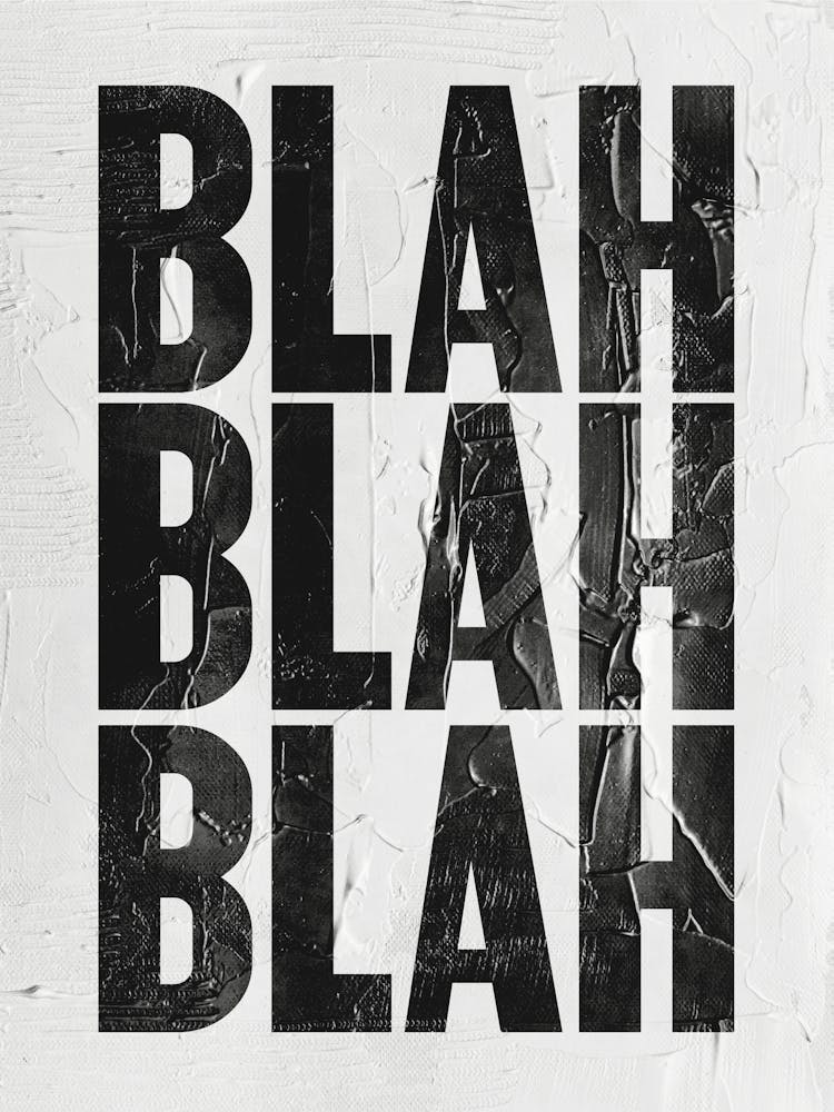 Blah Blah Blah