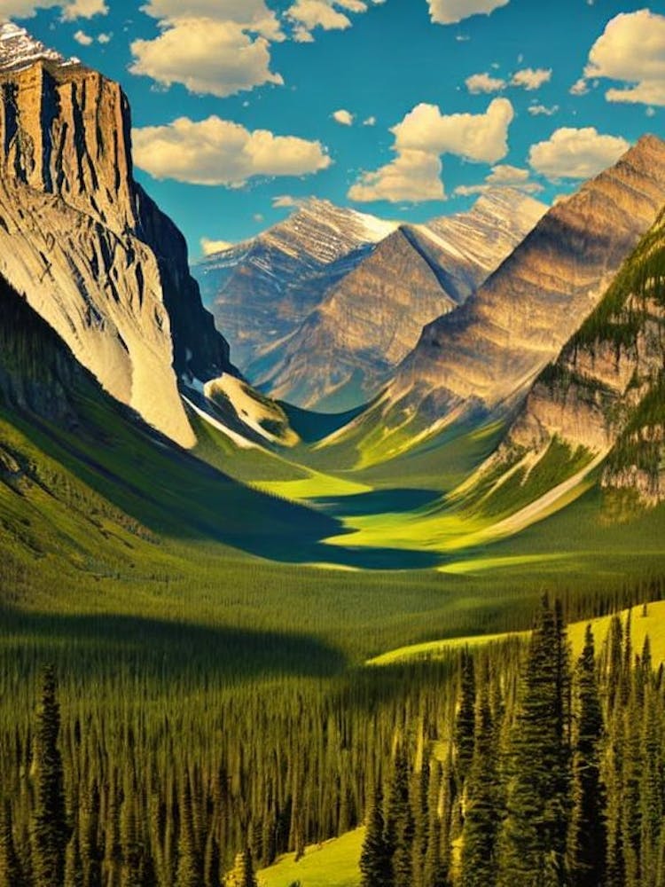 Jasper National Park Canada Vintage Poster