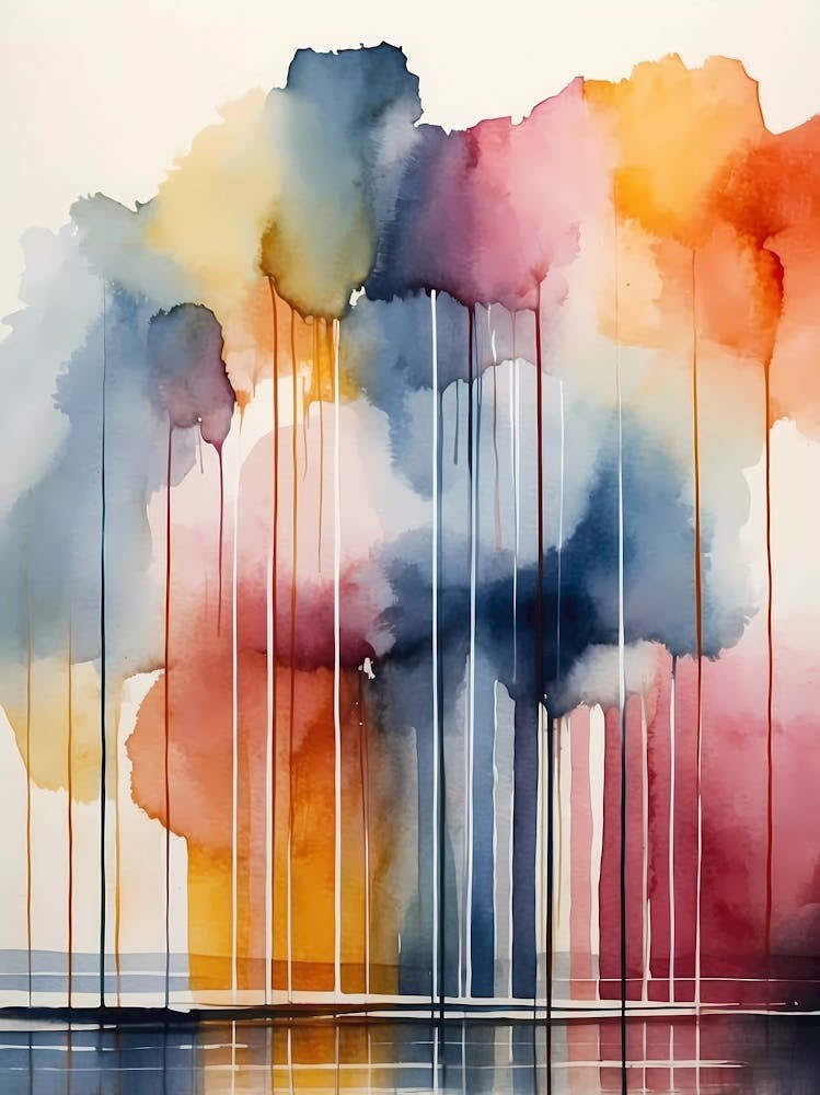 Abstract Watercolor Painting 38