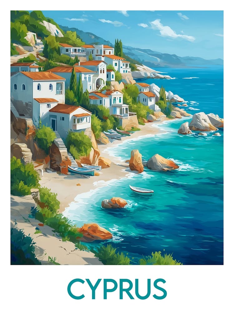 Affiche de voyage Cyprus 1