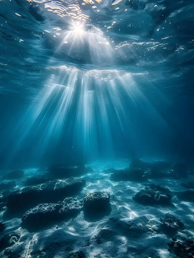 Underwater Sunbeams