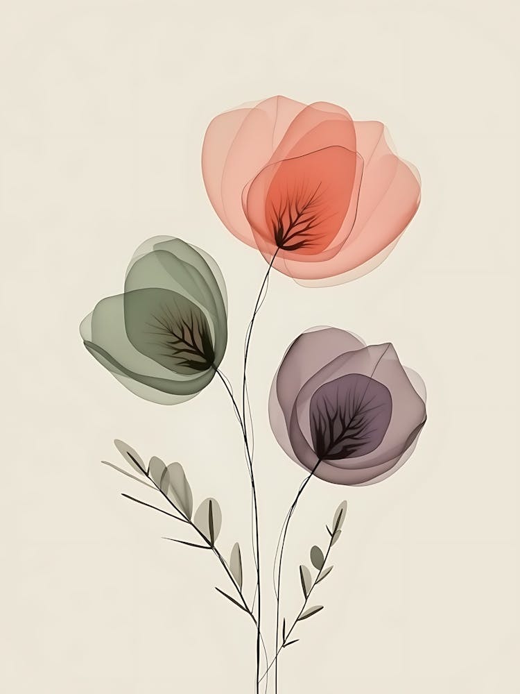 Golden Hour Floral Prints | Warm & Rustic Botanical Illustrations