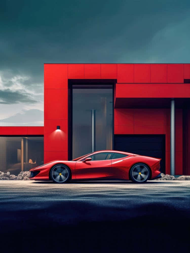 Red Ferrari