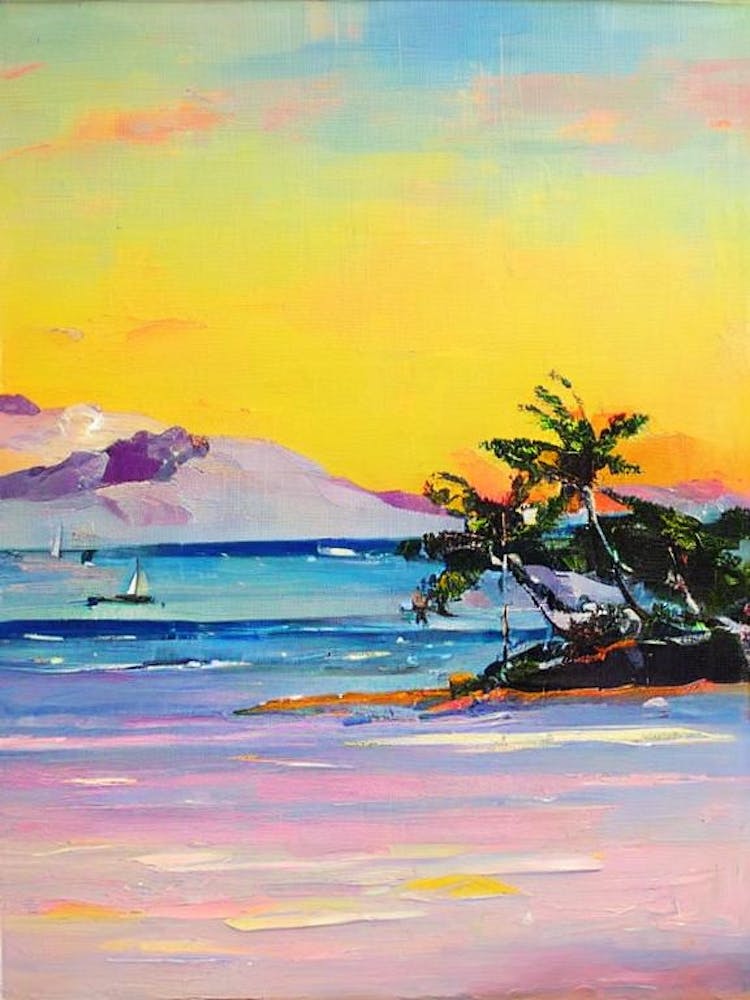 Cane Garden Bay, British Virgin Islands Bright Abstract