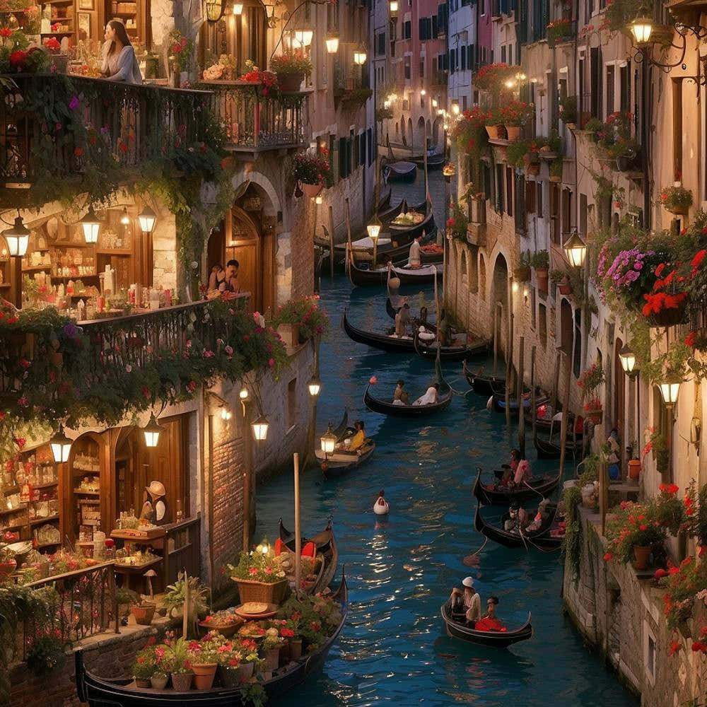 Venice At Night