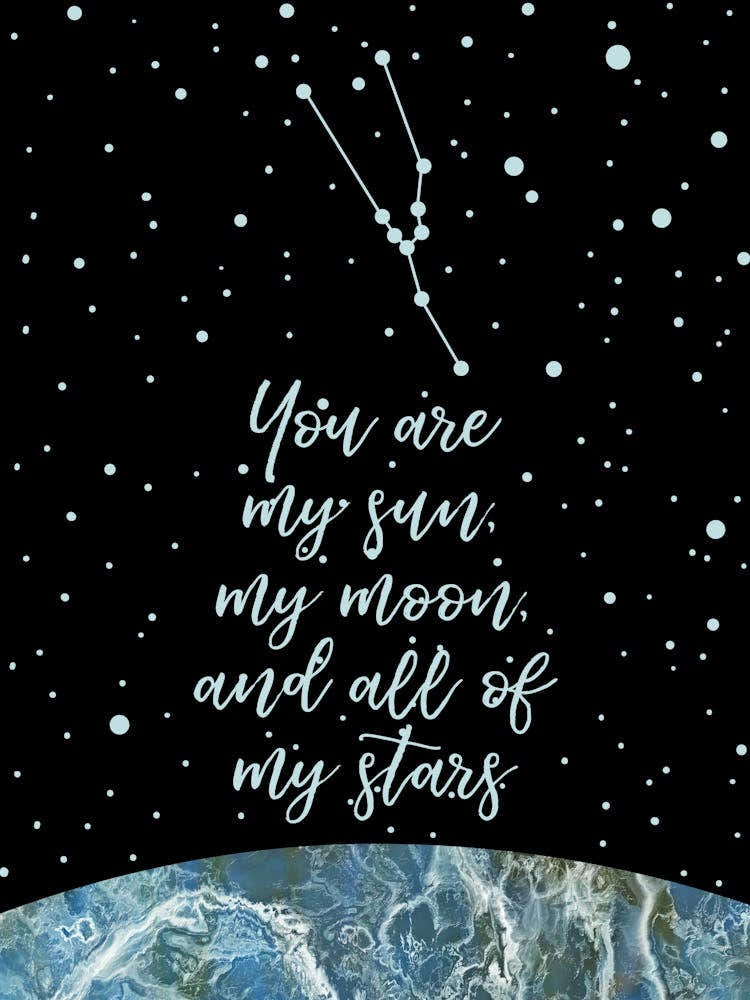 Love Art with Taurus Constellation