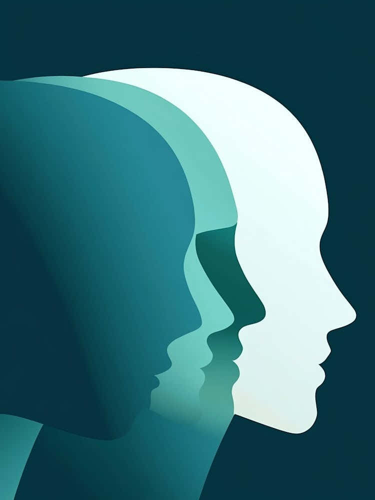 Portrait Of A Man And Woman Art