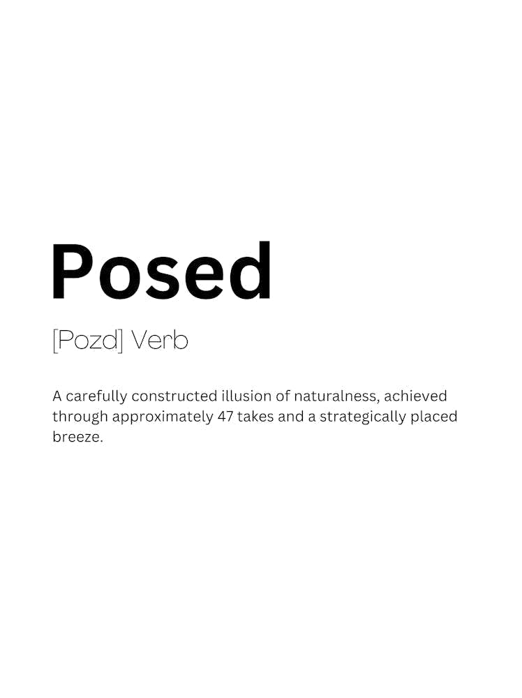 Posed Definition Meaning
