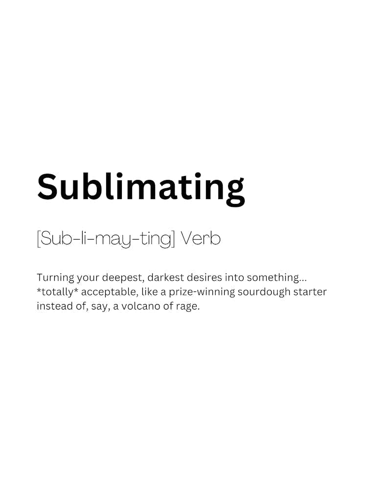Sublimating Definition Meaning