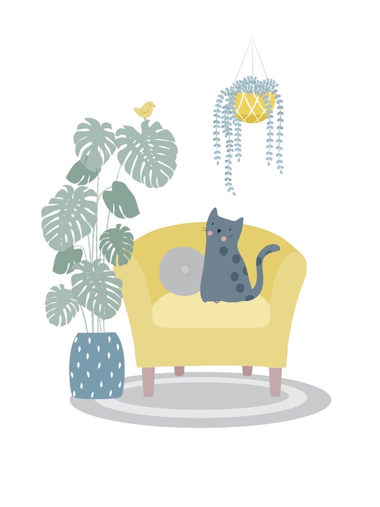 Cat And Bird