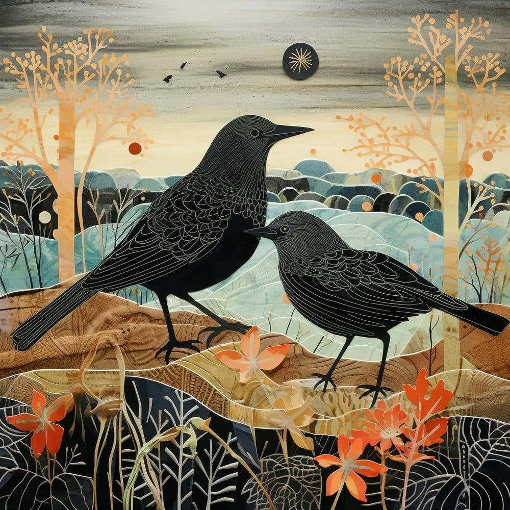 Bird In Nature Blackbird 2