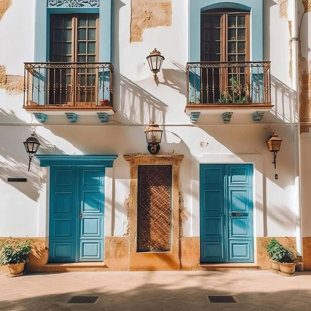 Spanish Aesthetic House Summer Photography