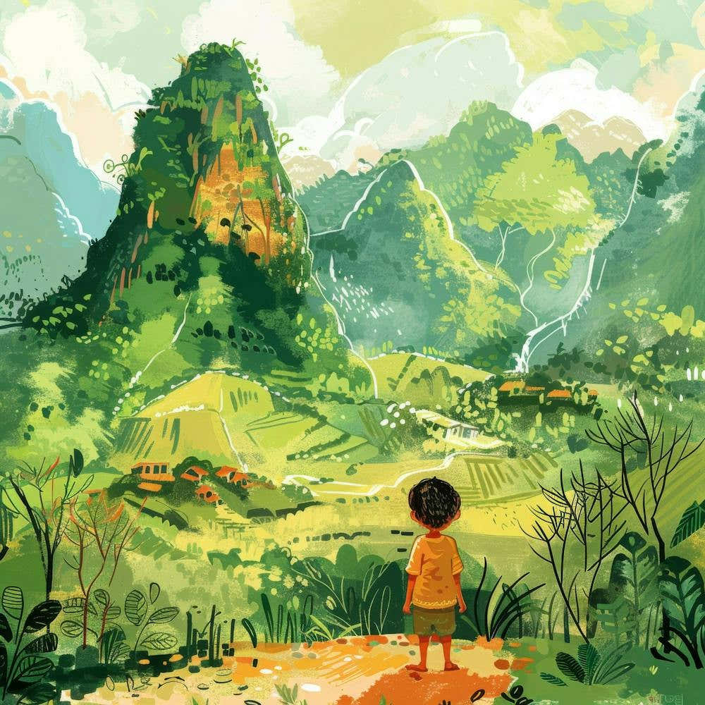 Child In The Mountains