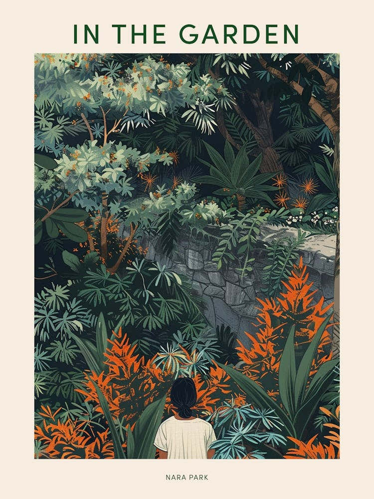 In The Garden Poster Nara Park Japan 2