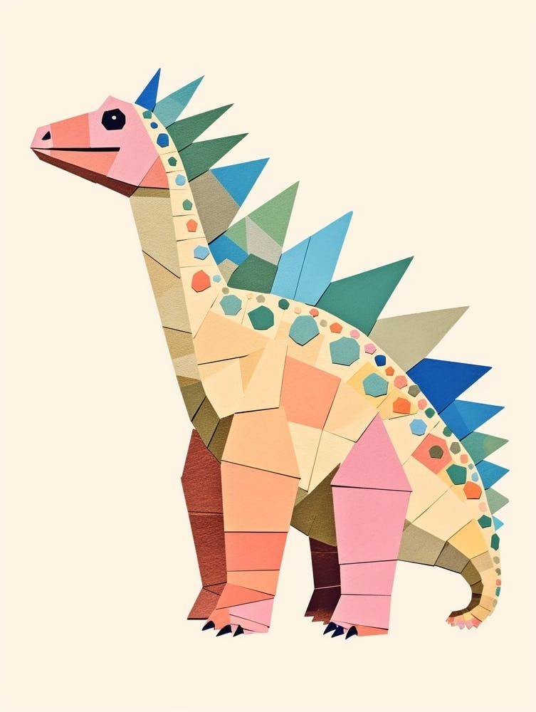 Nursery Dinosaur Art Dimetrodon 3
