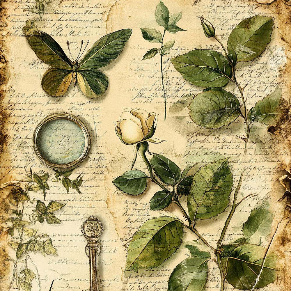 Vintage Herbarium Of Love 6