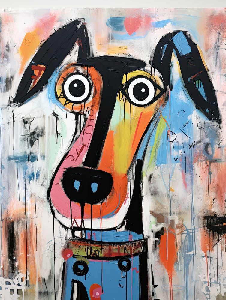 City Paws and Whiskers: Dogs in Neo-Expressionism