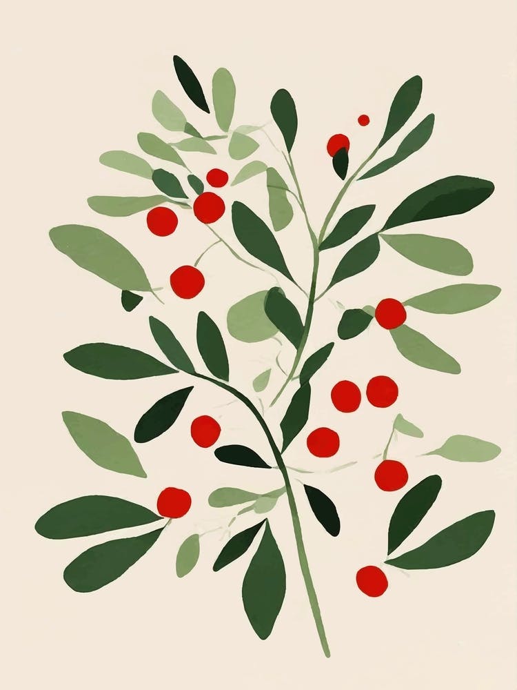 Holly Branch Christmas
