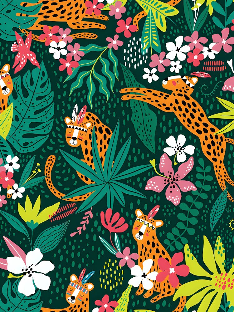 Leopards In The Jungle