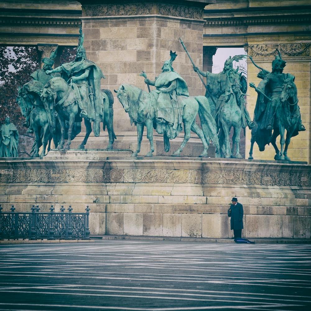 The Violinist Of Budapest Square