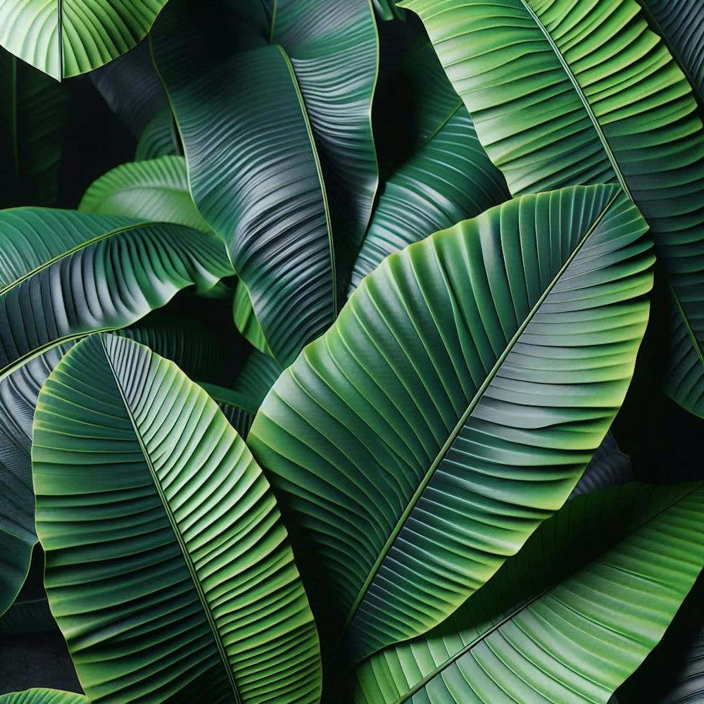 Tropical Leaves Background