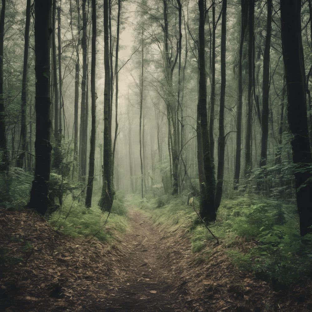 Foggy Forest Path 3