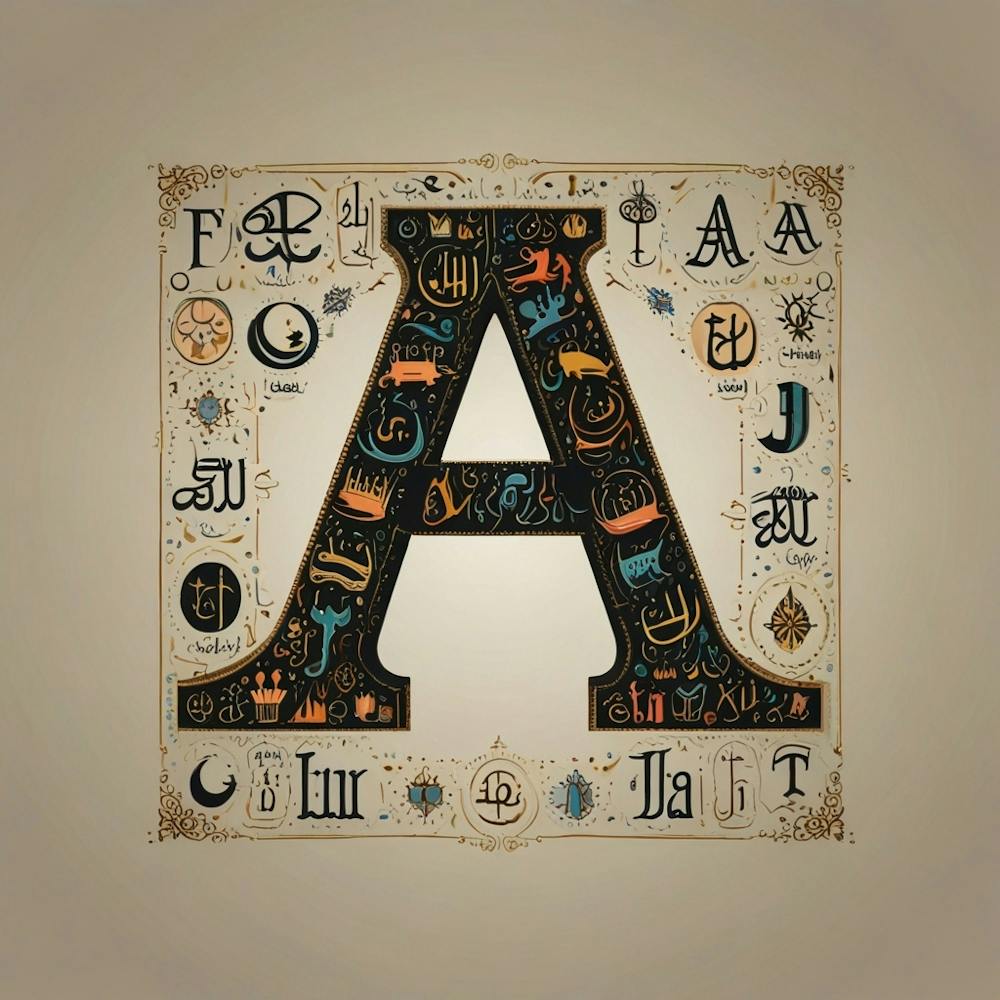 - Letter A