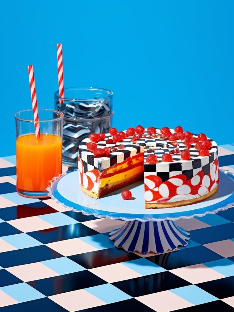 Checkerboard Cake