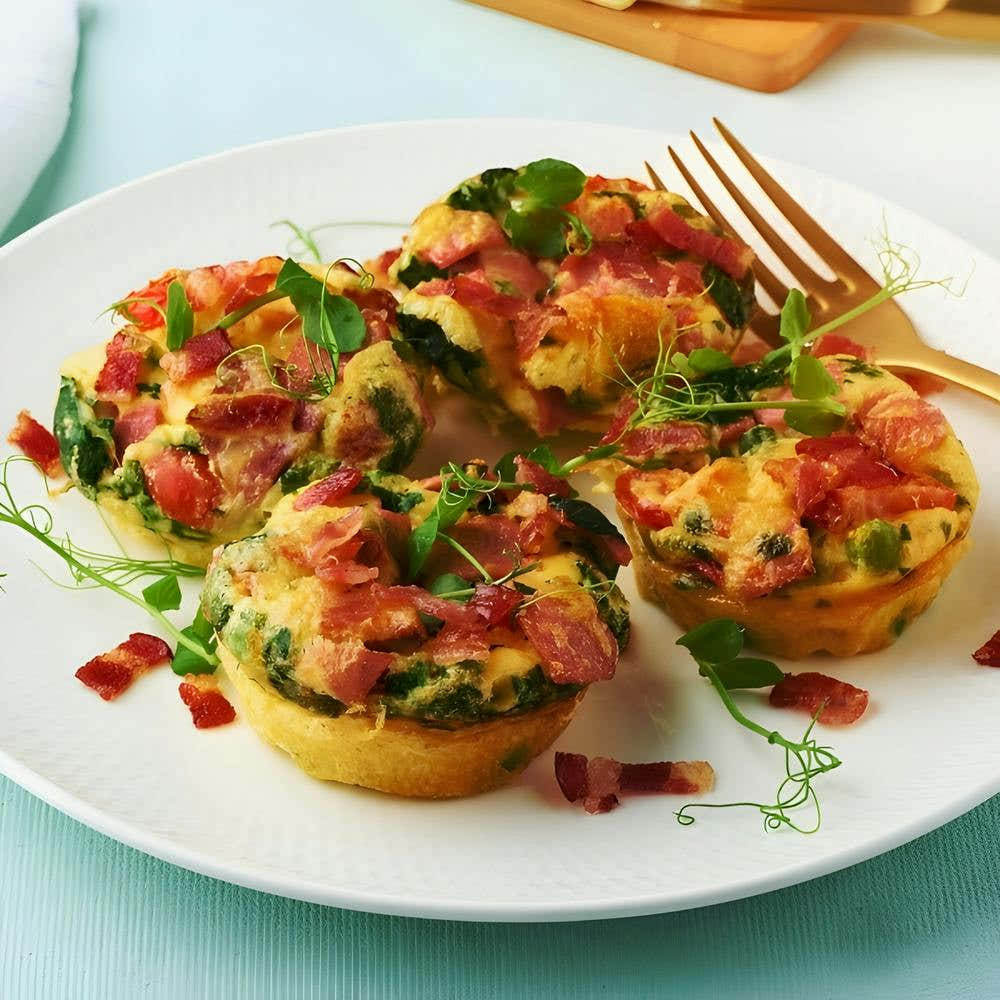 Quiche With Bacon And Spinach