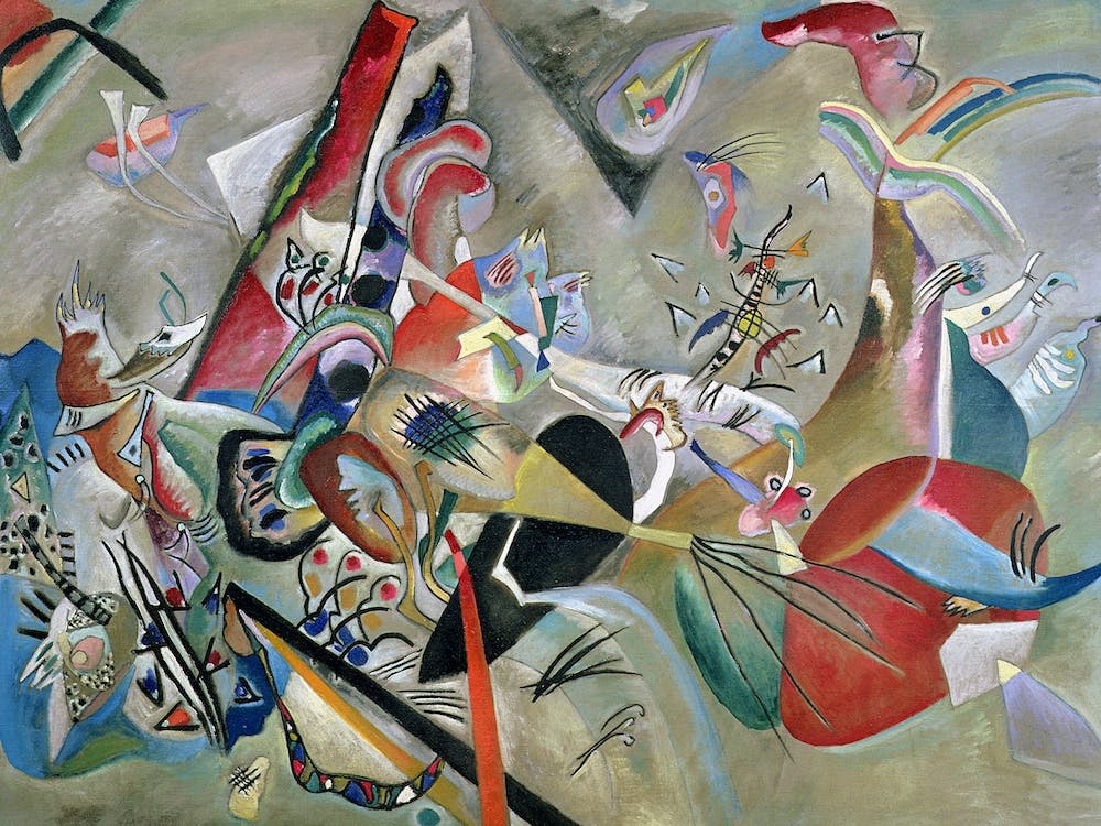 In The Grey, 1919 by Wassily Kandinsky