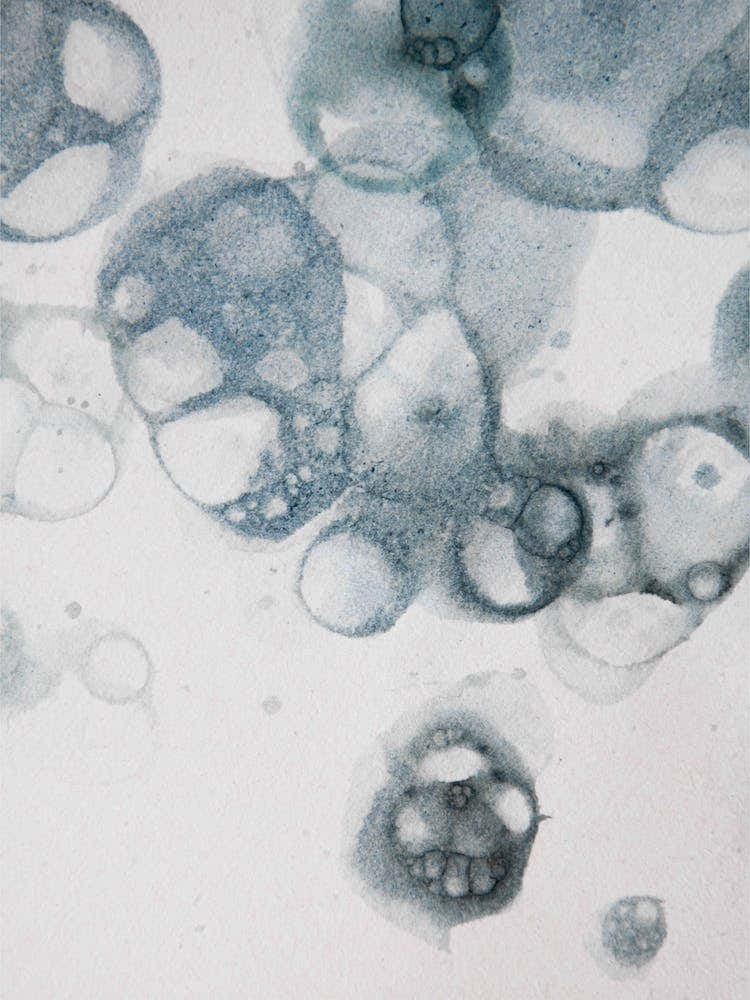 Aquarelle Bubbles Blue