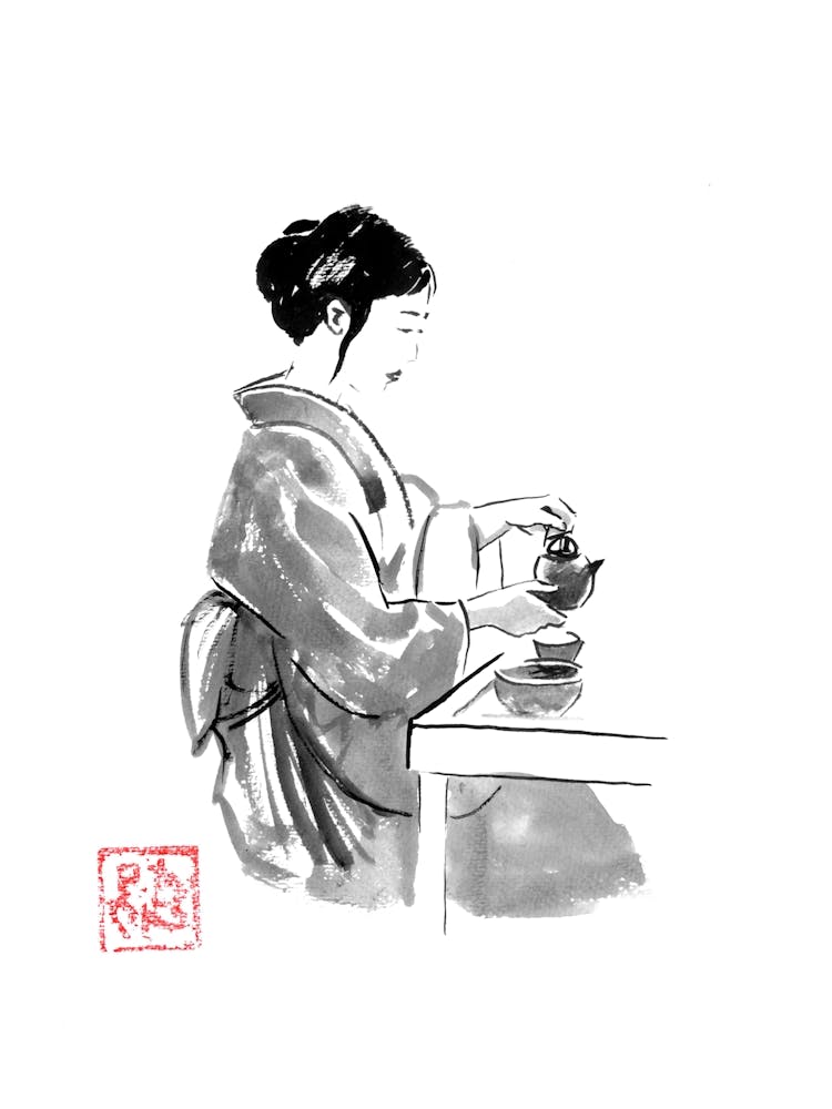 Serving Tea